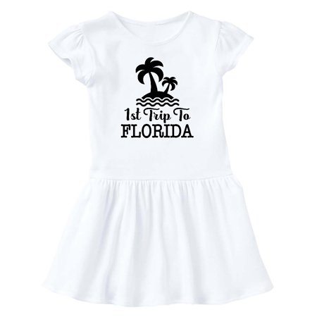 

Inktastic First Trip to Florida Vacation Gift Baby Girl Dress