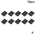 thumbnail image 1 of 10x Shoe Lace Shoelace Buckle Rope Clamp Cord Lock Clips Stopper Run S NEW, 1 of 8