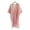 Pink, variant on Cover Up Cardigan Metallic Mesh Women Beach Cover Up with Metallic Mesh Fringe Lightweight Breathable Swimsuit Cover