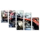 thumbnail image 1 of Cuadro Decorativo Auto Red Bull F1 Juego De 5 Piezas 150x80cm Ideal Para Sala Oficina Estudio Deportivo, 1 of 5