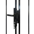 thumbnail image 3 of vidaXL Fence Gate Border Fencing Metal Fence Post with Spear Top Double Door, 3 of 13