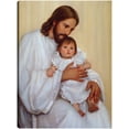 thumbnail image 1 of Cuadro Decorativo - A salvo en sus brazos Jr  Impresión en canvas, estrechado., 1 of 2