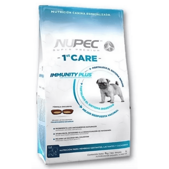 Alimento Nupec 1st Care para perros cachorros de 8 Kg NUPEC Alimento Seco