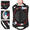 thumbnail image 2 of K-Lion Rugged Case for iPad 6th/5th Gen/Pro 9.7" (2018/2017/2016) Kids Case 3D Astronaut Heavy Duty with Kickstand Wristband Rotating Handstrap Handle Grip Shockproof Cover for iPad 9.7",Black, 2 of 7