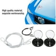thumbnail image 1 of Universal CNC Billet Aluminum Racing Bonnet Hood Pin Latch Lock Appearance Kit for Custom Car Look, 1 of 8
