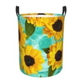 thumbnail image 2 of Uemuo Sunflowers With Green Leaves Pattern Circular Laundry Hamper Basket with handles,Collapsible laundry basket,Large capacity laundry hamper,Laundry Organizer-Medium, 2 of 8