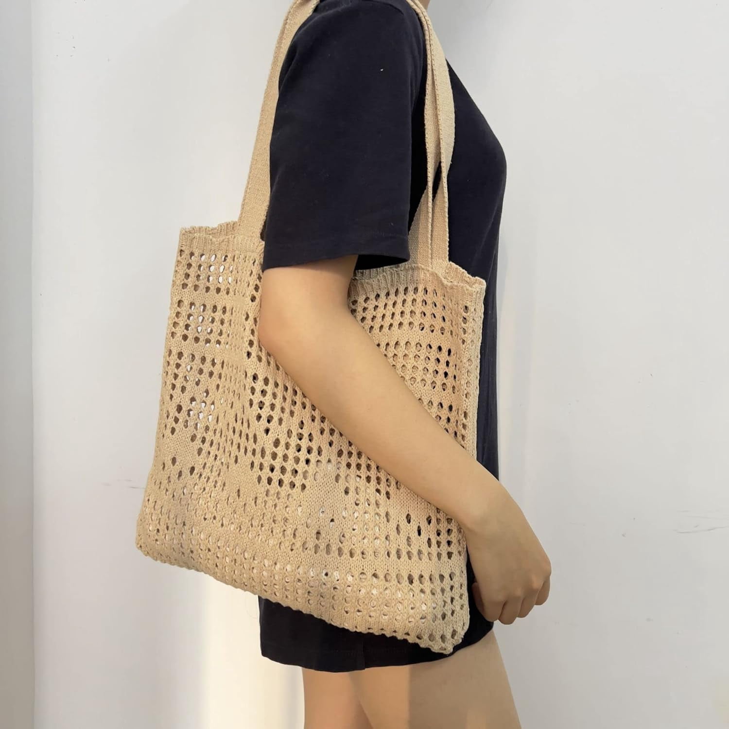 Kukuzhu Fairy Tote Bag Aesthetic Tote Bag Y2k Bag Tote Bag Aesthetic Y2k Crochet Tote Bag Aesthetic