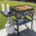 thumbnail image 3 of Char-Griller 2-Burner Flat Iron Gas Griddle with Lid, 3 of 13