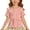Pink, variant on WENXIAOO Girls Summer Shirt Short Sleeve Crisscross Back Trendy Hollow Out Top Summer Casual Tee, Size 12M-6T