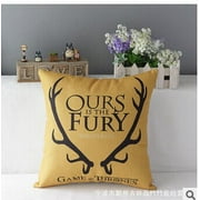 Pillow Cases Home Decorative Throw Car Sofa Seat Cushion Covers Thrones Games