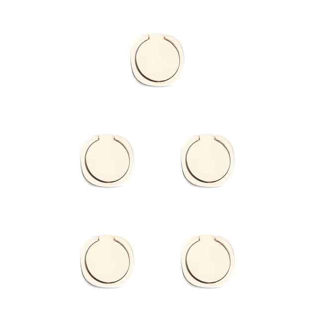 crativent Metal Phone Ring Holder 360 Degree Rotatable Smartphone Support Accessories For Magnetic Socket Holder Stand 1# 5Set
