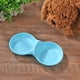 thumbnail image 2 of Plato doble para perros y gatos comedero de agua para cachorros platos para beber para mascotas (azul) JShteea Libre de BPA, 2 of 6