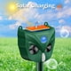 thumbnail image 5 of Repelente De Animales Repelente de aves con carga solar/USB de disuasión de animales para granja de jardín al aire libre, 5 of 8