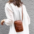 thumbnail image 3 of Sonducket Bolso de hombro de gran capacidad para mujer, bolso cruzado compacto y portátil de amplia aplicación Bolsas de mensajero y de hombro marrón un, 3 of 6