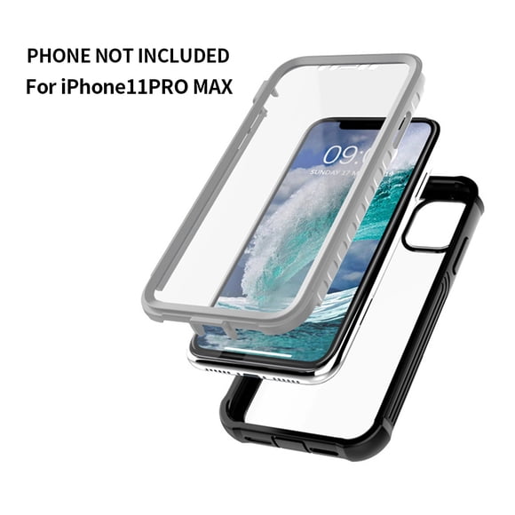 Caja del teléfono Cubierta completa Carcasa del teléfono Protector de acrílico anti-caída TPU a prueba de golpes, Reemplazo para iPhone 11 pro max Vogacara  EL000425-06