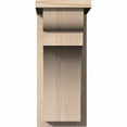 thumbnail image 2 of 7 1/2"W x 14"D x 18"H Yorktown Smooth Corbel w/Backplate, Douglas Fir, 2 of 9