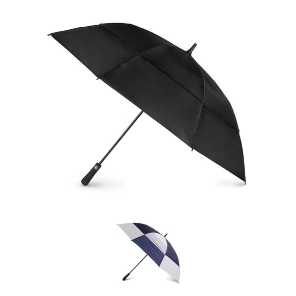 Totes Umbrella Auto Open Golf Stick 38 Inch X Large, Assorted Colors, 1 Ea