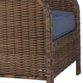 thumbnail image 4 of Better Homes & Gardens Brookhaven 5-Piece Wicker Fire Pit Conversation Set, 4 of 14