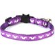 thumbnail image 4 of Collar reflectante para mascotas con campana y hebilla de seguridad, resistente y seguro, nailon, colores mezclados, collar para gatos fugitivos (barba rosa, S 1.0 31 cm) Color rosa, 4 of 5