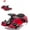 Red, variant on Luku 12V Kids Drift Car, 7AH 45W Motor Electric Drifting Go-Kart Up to 5 Mph Variable Speed, White