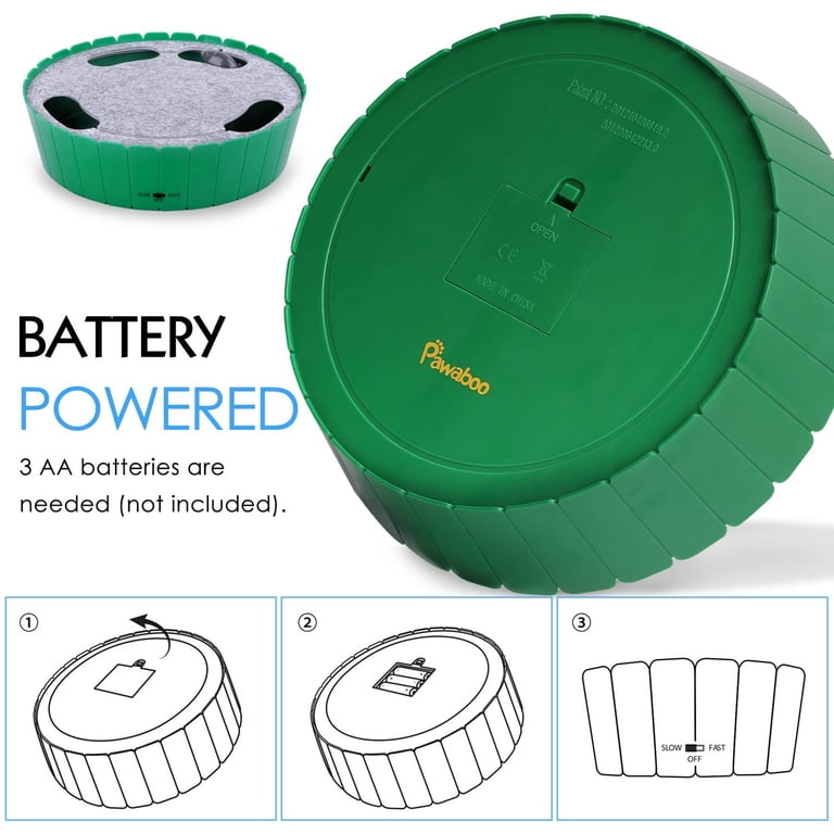 Pawaboo Running Mouse Cat Toy, Automatic with Speed Modes photo 7