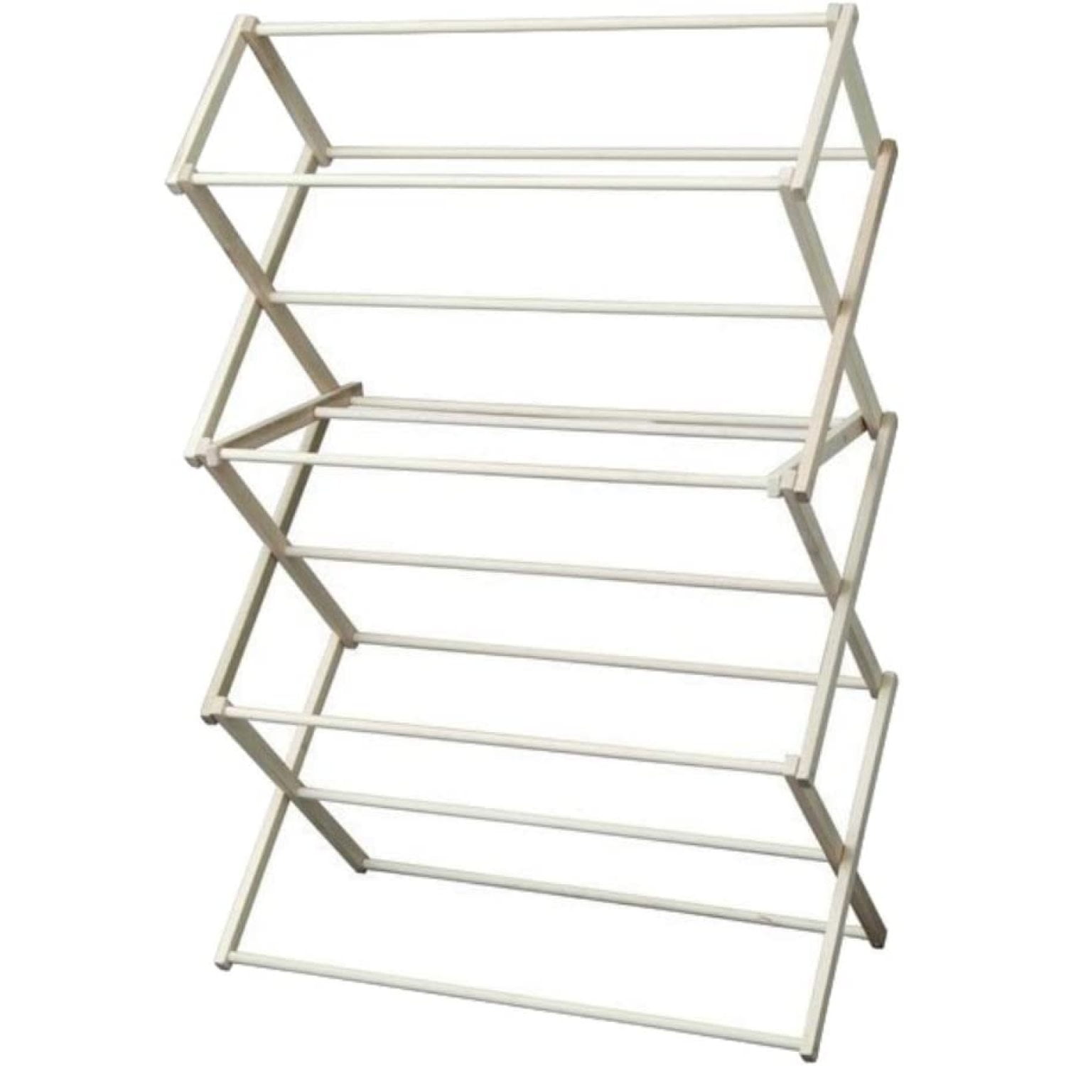 YhbSmt Wooden Laundry Rack Amish Handmade Wooden Clothes Drying Rack