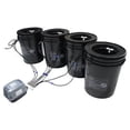 thumbnail image 6 of 4 Bucket 5 Gal DWC Hydroponic Grow System w/ Top Drip Kit Planter + Air Pump 15W, 6 of 22