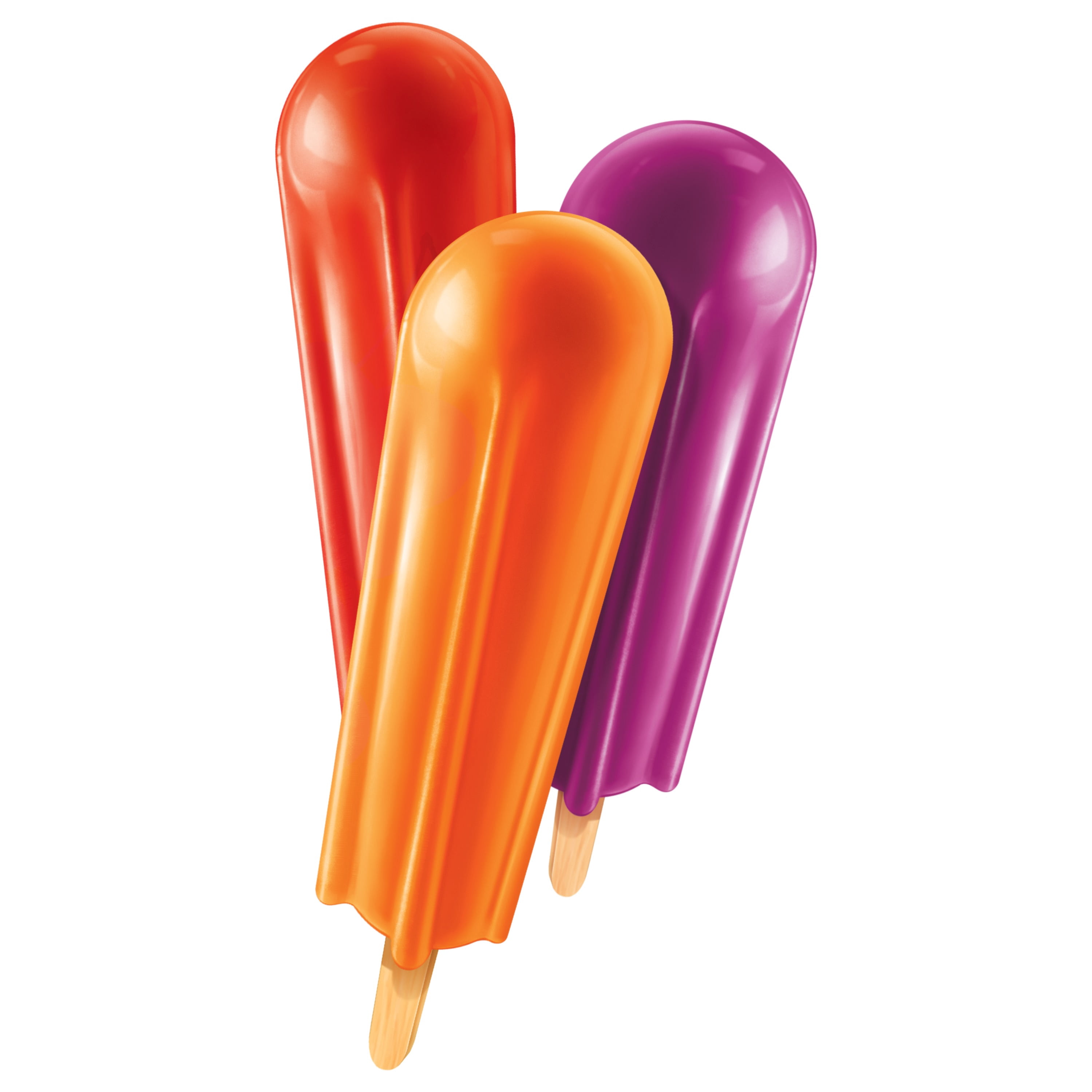 Popsicle Sugar Free Orange Cherry Grape Ice Pops 18 Ice Pops Walmart Com Walmart Com