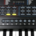 thumbnail image 3 of RockJam Piano con teclado de 49 teclas con fuente de alimentación, atril para partituras, pegatinas de notas de piano y lecciones de piano simples, negro, 3 of 5