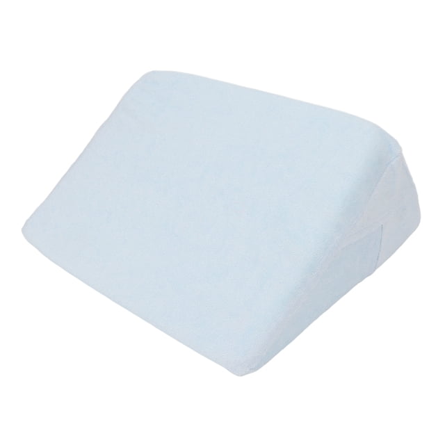 Almohadas de 30 cm para dar la vuelta al paciente, con forma de cuña, de esponja suave, para apoyar la postura de la espalda, color azul