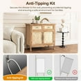 thumbnail image 4 of May in Color Storage Cabinet with Drawers and Doors, Kitchen Buffet Sideboard, for Hallway, Dining Room, Living Room, Natural, 4 of 9
