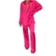 thumbnail image 1 of Conjunto de dos piezas de verano para mujer, estampado y liso, con top de un hombro y pantalón corto con bolsillo Wmkox8yi  bvn4182, 1 of 8