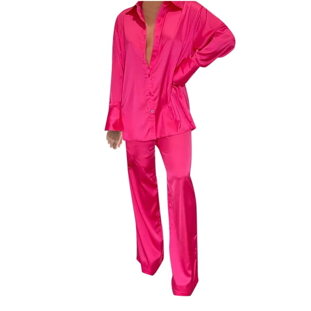Conjunto de dos piezas de verano para mujer, estampado y liso, con top de un hombro y pantalón corto con bolsillo Wmkox8yi bvn4182