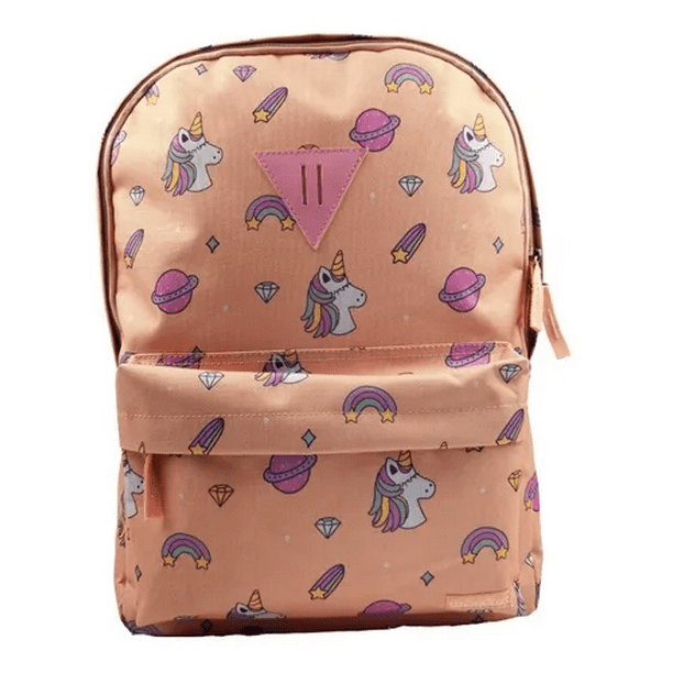Mochila Rosa Infantil Unicornios Para Niña Malubero Malu1347