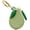 Light green, variant on Cute Fruit Bag,Kawaii Leather Keychain, Coin Purse,Handmade Mini Zipper Pouch Keychain(Orange)