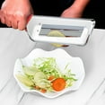 thumbnail image 3 of asddcavvf Multifunctional Vegetable Cutter Stainless Steel Multifunctional Vegetable Cutter Cabbage Slicer Double Slice Vegetable Slicer Melon And Fruit Peeling Stainless Vegetable Peeler, 3 of 6