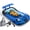 Blue, variant on Inflatable Toddler Travel Bed Air Mattress with Safety Bumpers and Electric Pump - 330lb Capacity Portable Kids Bed - 40" x 63" Portable Blow Up Bed for Travel, Camping, Sleepovers