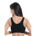 thumbnail image 3 of BIMEI Front-Closure Mastectomy Bra Pocket Bra for Silicone Breast forms 8405,Black,34D, 3 of 9