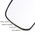 thumbnail image 4 of Coche Retrovisor Izquierdo Lateral Calentado Espejo Vidrio Reemplazo con Respaldo Placa, 4 of 7