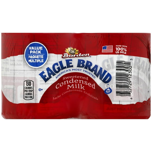 Borden Eagle Brand Sweetened Condensed Milk, 14 oz (4 Cans)