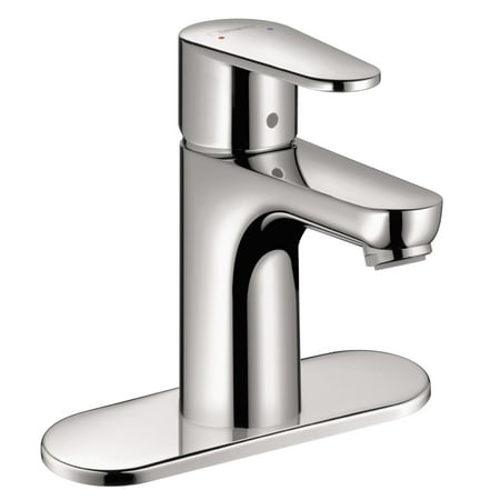 Hansgrohe 31612 Talis E 1.2 GPM Single Hole Bathroom Faucet with EcoRight, Quick Clean, and ComfortZone Technologies - Drain Assembly (Best Way To Clean Faucets)