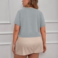 thumbnail image 6 of APEXFWDT Plus Size Shrug Cardigan Women Open Front Cardigan Short Sleeve Bolero Shrug for Dresses Summer Dress Cover Up,XL,Gray, 6 of 8