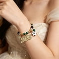 thumbnail image 3 of Pulsera con Colgante de Estrella de Fútbol Dorada – Cadena Ajustable con Diamantes de Imitación, Joyería de Fútbol para Aficionados Al Deporte, 3 of 6