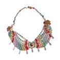 thumbnail image 3 of Cadena para sujetador, joyería corporal colorida para mujeres y niñas, collares para presentaciones en el escenario, festivales de música., 3 of 8