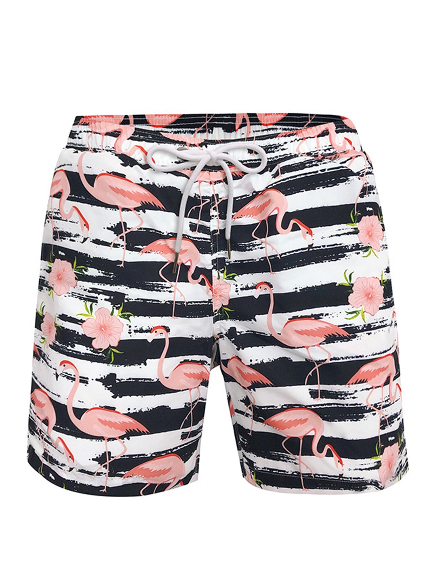 Avamo Mens Casual Slim Fit Board Shorts Quick Dry Swim Trunks Long