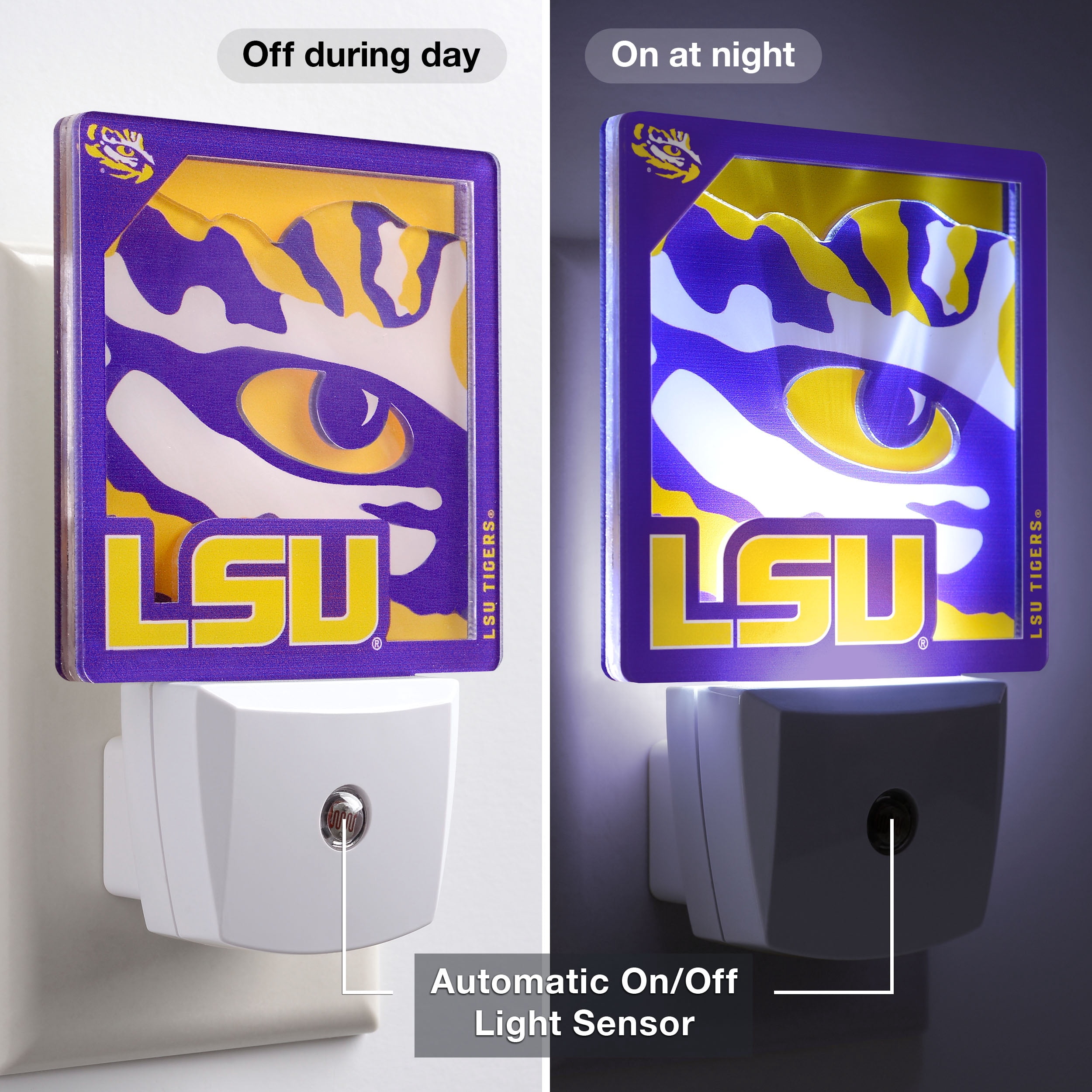LSU Tigers Logo Series Nite Light
