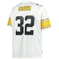 thumbnail image 3 of Men's Mitchell & Ness Franco Harris White Pittsburgh Steelers Big & Tall 1976 Retired Player Replica Jersey, 3 of 3