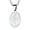Oval-Silver, variant on FaithHeart Saint Jude Thaddaeus Necklace for Men Women Stainless Steel Black Patron Judas Medal Pendant Jewelry Traveler Blessings Jewelry Gift for Son Boyfriend Birthday Valentine's Day