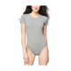 thumbnail image 1 of Aeropostale Mono acanalado para mujer, gris, pequeño Aéropostale Body, 1 of 2