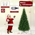 thumbnail image 3 of Costway 8 FT Pre-Lit Artificial Christmas Tree with 360 Warm White LED Lights Metal Stand, 3 of 10
